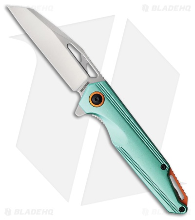 Rough Ryder Liner Lock Teal Aluminum (3.25" Satin)