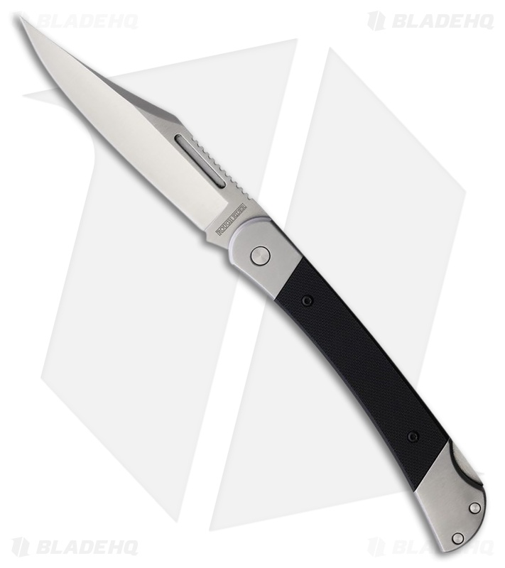 Rough Ryder Lockback Black G10 (4.00" Satin)