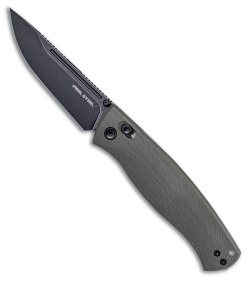 Real Steel Pathfinder Crossbar Lock Knife OD Green G-10 (3.75" Black) RS7851GB