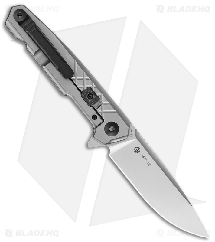 Ruike M875-TZ Frame Lock Beta Plus Lock Knife Ti Bead Blast