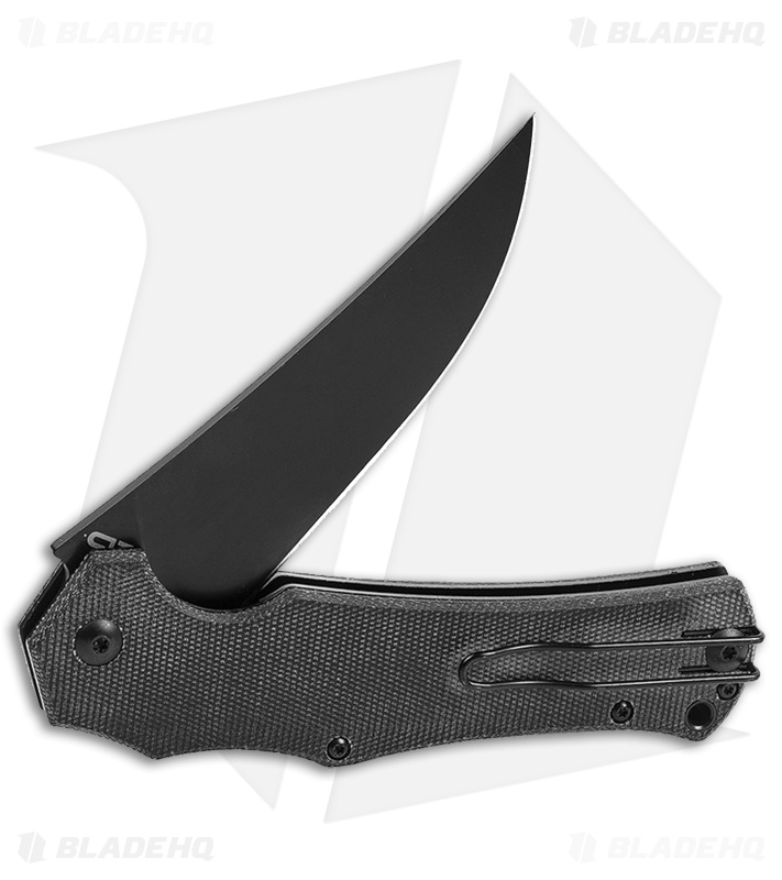 Real Steel Archangel Liner Lock Knife Black Micarta (4" Black) 7252