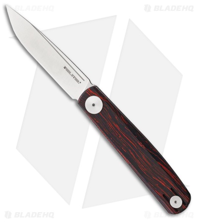 Ryo1173 3/2mｍジッパレス シーガル☆カスタムオーダー料込 Real Steel Hel Compact Gslip Knife Red/Black G-Mascus Satin