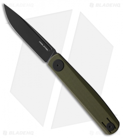 Real Steel Hel Compact Gslip | Slip Joint Knife | Green G-10/Black