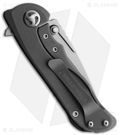 Real Steel Harrier Fledgling Frame Lock Knife Dark Gray Ti/CF (3" S35VN)