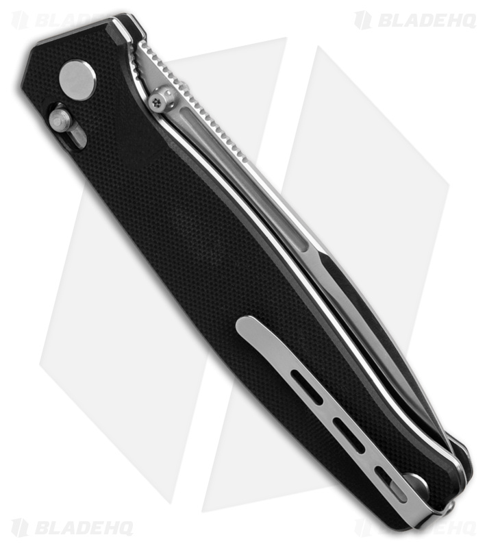 Real Steel Huginn Crossbar Lock Knife Black G-10 (3.65" Satin VG10)
