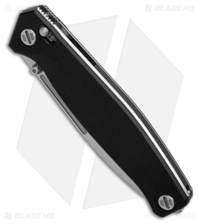 Real Steel Huginn Crossbar Lock Knife Black G-10 (3.65" Satin VG10)