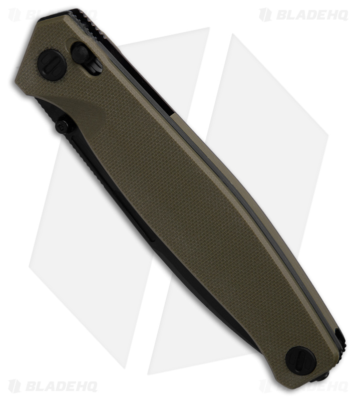 Real Steel Huginn Knife OD Green G-10 (3.6" Black)