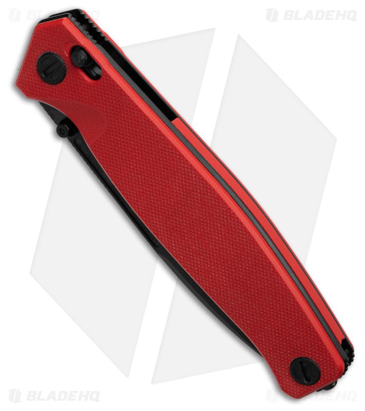 Real Steel Huginn Crossbar Lock Knife Red G-10 (3.65" Black VG10)