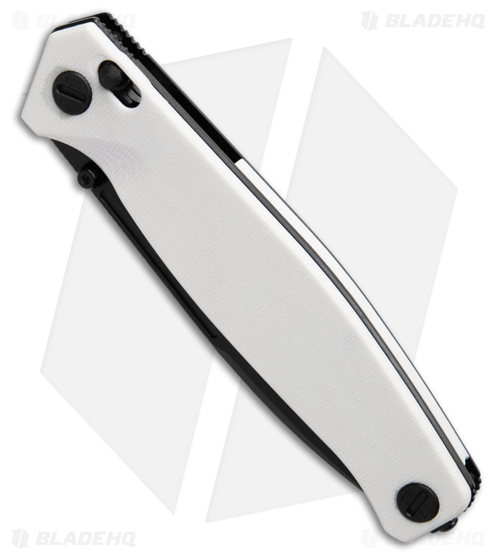 Real Steel Huginn Crossbar Lock Knife White G-10 (3.65" Black VG10)