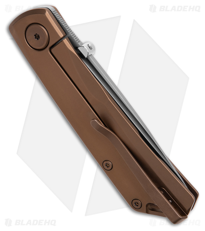 Real Steel Luna Eco Frame Lock Knife Bronze Stainless Steel (2.8" Satin)