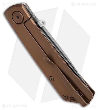 Real Steel Luna Eco Frame Lock Knife Bronze Stainless Steel (2.8" Satin)