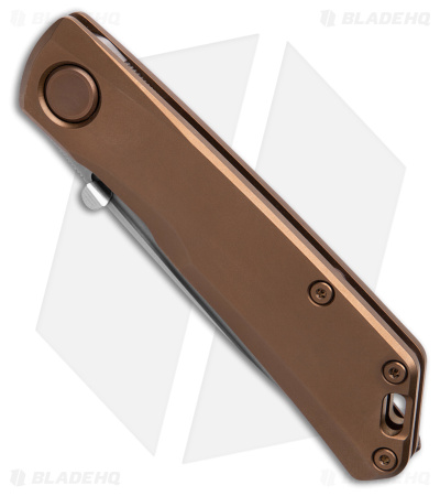 Real Steel Luna Eco Frame Lock Knife Bronze Stainless Steel (2.8" Satin)