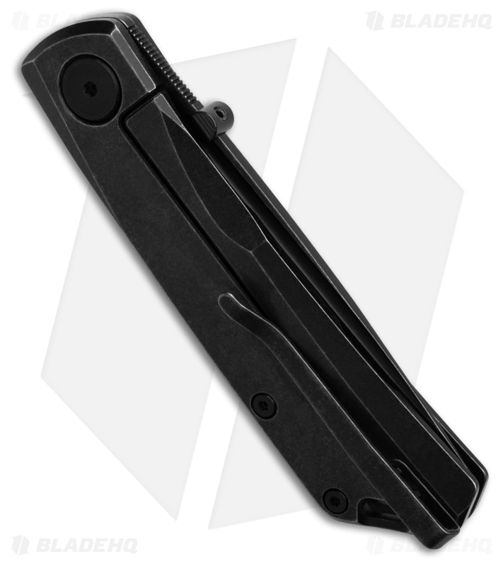Real Steel Luna Eco Frame Lock Knife Black Stainless Steel (2.8" Black)