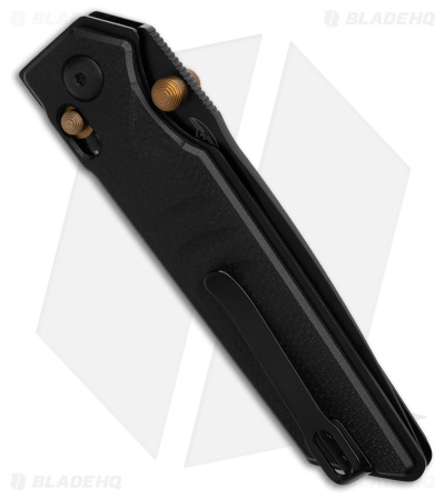 Real Steel Sacra Slide Lock Knife Black G-10 (3.2" Black)