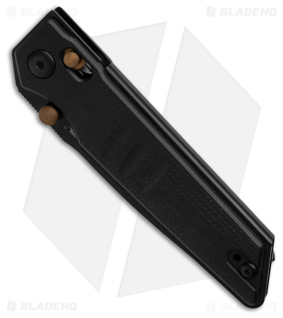 Real Steel Sacra Slide Lock Knife Black G-10 (3.2" Black)