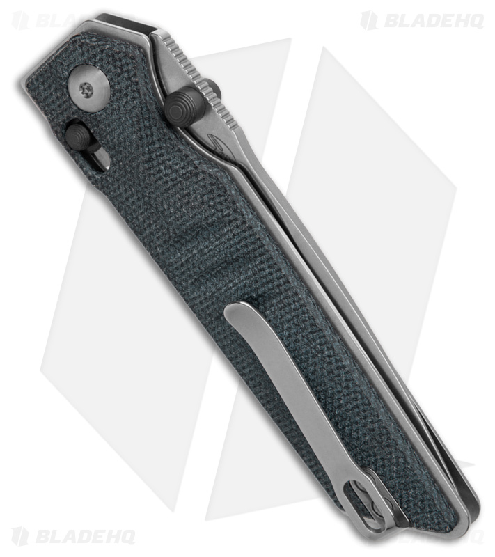 Real Steel Sacra Bar Lock Knife Denim Micarta (3.2" Stonewash K110) 7711D