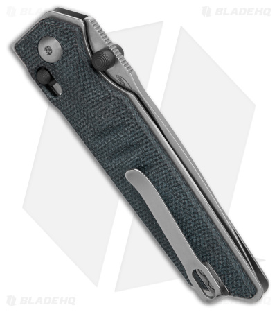 Real Steel Sacra Bar Lock Knife Denim Micarta (3.2" Stonewash K110) 7711D