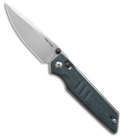 Real Steel Sacra Bar Lock Knife Denim Micarta (3.2" Stonewash K110) 7711D