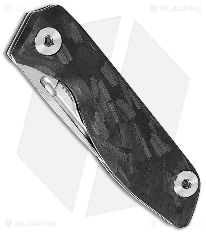 Real Steel Sidus Free Folding Knife Luminous Carbon Fiber (3.5" Satin)