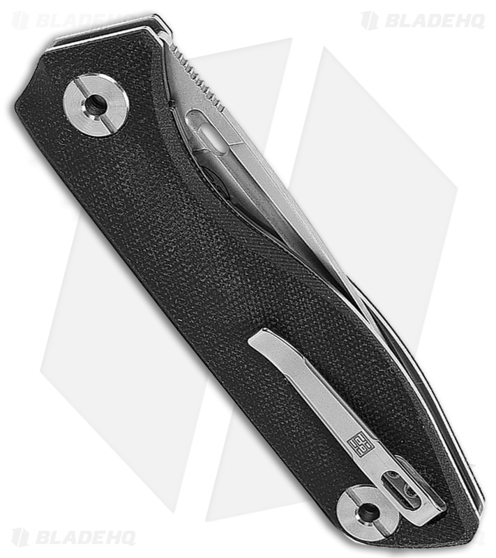 Real Steel Sidus Free Folding Knife Black Micarta (3.5" Satin)