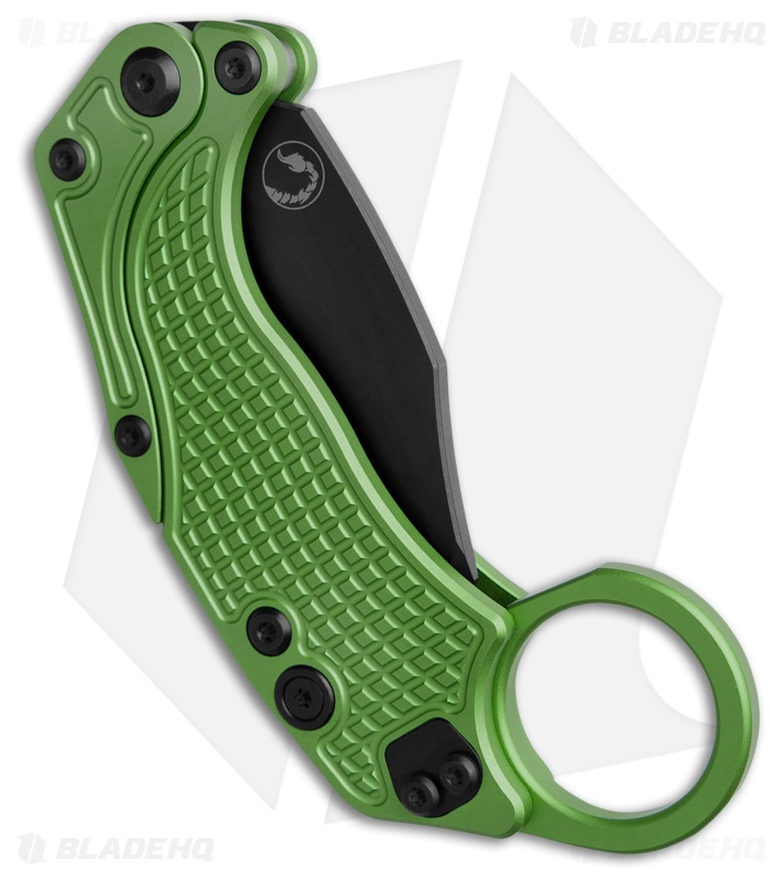 Reate EXO-K Gravity Karambit Knife Oxidized Green