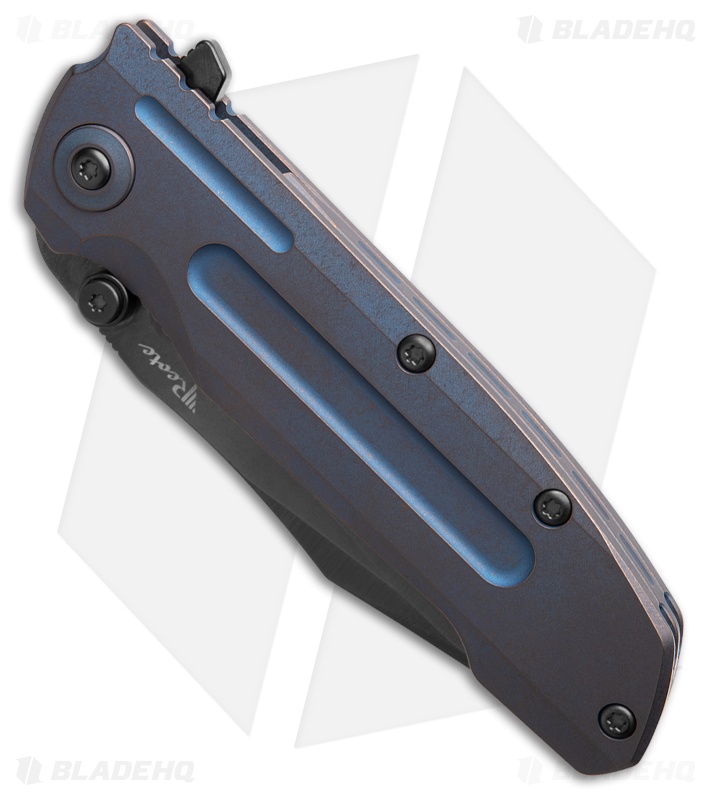 Reate Knives 9D-V2 Knife Blue/Bronze Titanium Black DLC