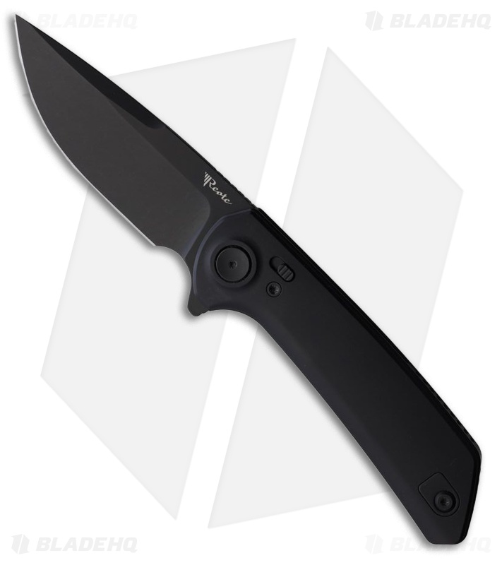 Reate PL-XF Black Al Drop Point black PVD Nitro-V