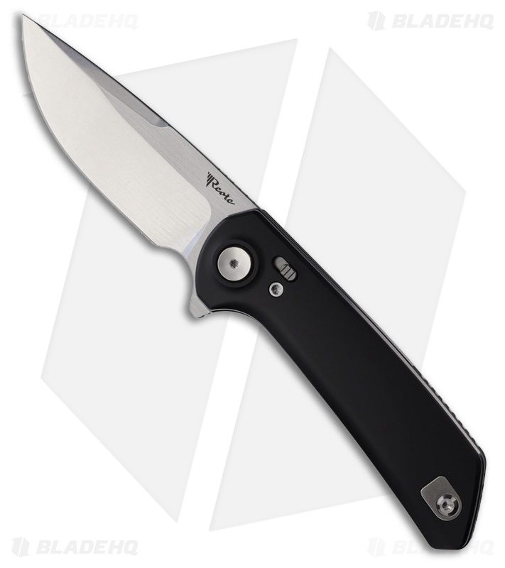 Reate PL-XF Black Al Drop Point Satin/SW Nitro-V