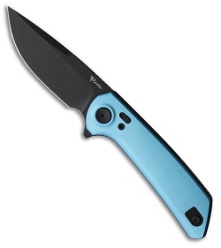 Reate PL-XF Pivot Lock Knife Blue Aluminum (3.4" Black PVD)