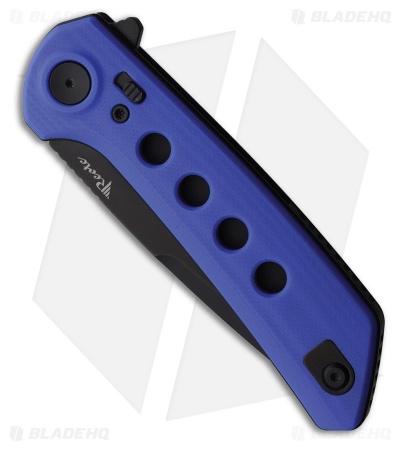 Reate PL-XF Pivot Lock Knife Blue G-10 (3.4" Black PVD Nitro-V)
