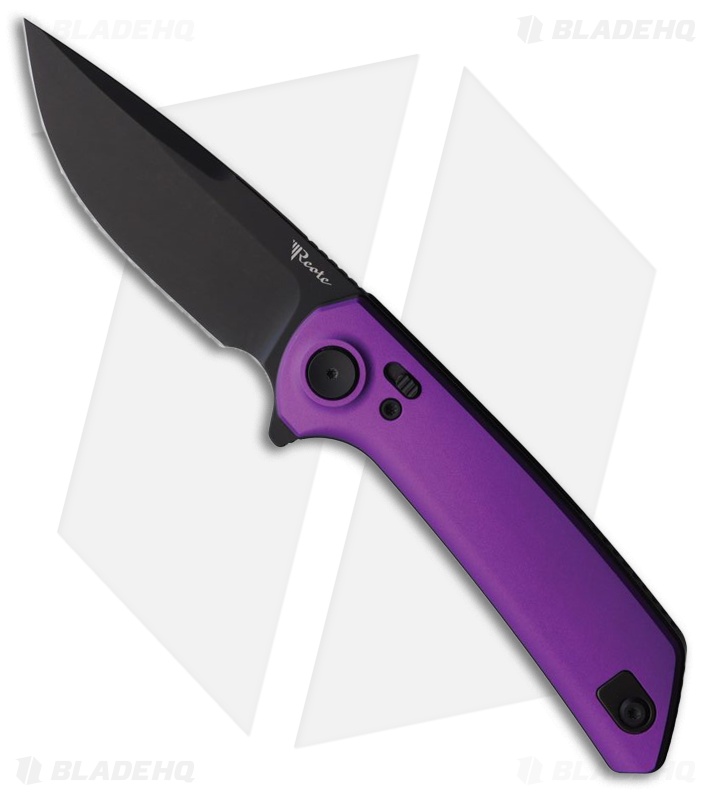 Reate PL-XF Purple Al Drop Point black PVD Nitro-V