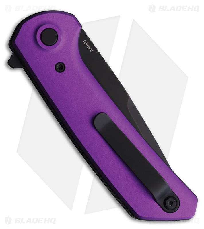 Reate PL-XF Purple Al Drop Point black PVD Nitro-V