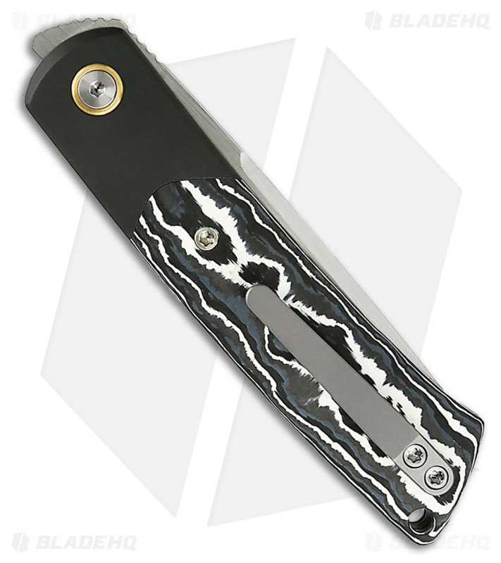 Reate Tribute Knife Titanium/White Storm FatCarbon