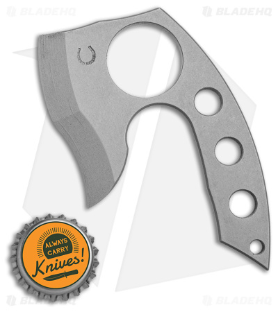 Red Horse Knife Works MAXE-Micro Axe Fixed Blade Knife (4" Stonewash D2)
