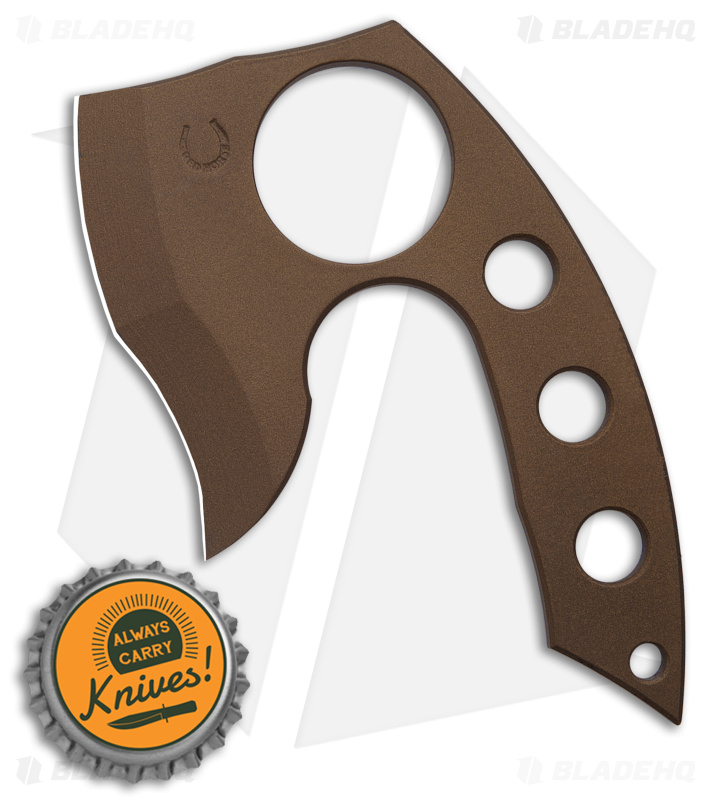 Red Horse Knife Micro Axe Knife Bronze (2.5