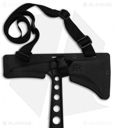 Red Rock RifleWorks Monolithic Tomahawk Axe w/ Sheath (Black DLC) MT-1-DLC