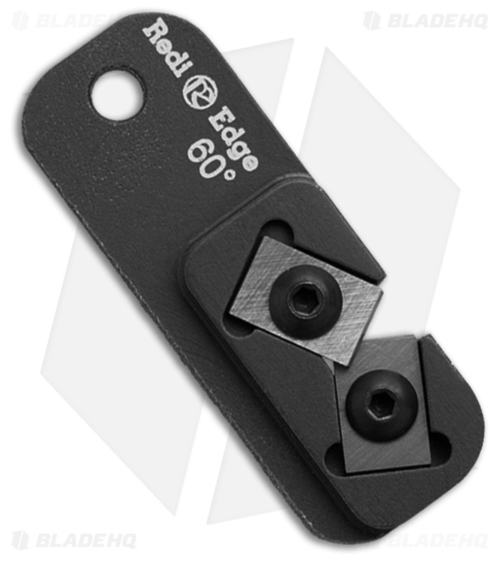 Redi Edge Dog Tag Sharpener Small 60 Degree - Black Aluminum