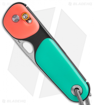 The James Brand The Redstone Slide Lock Knife Coral/Turquoise (2.5" Satin)