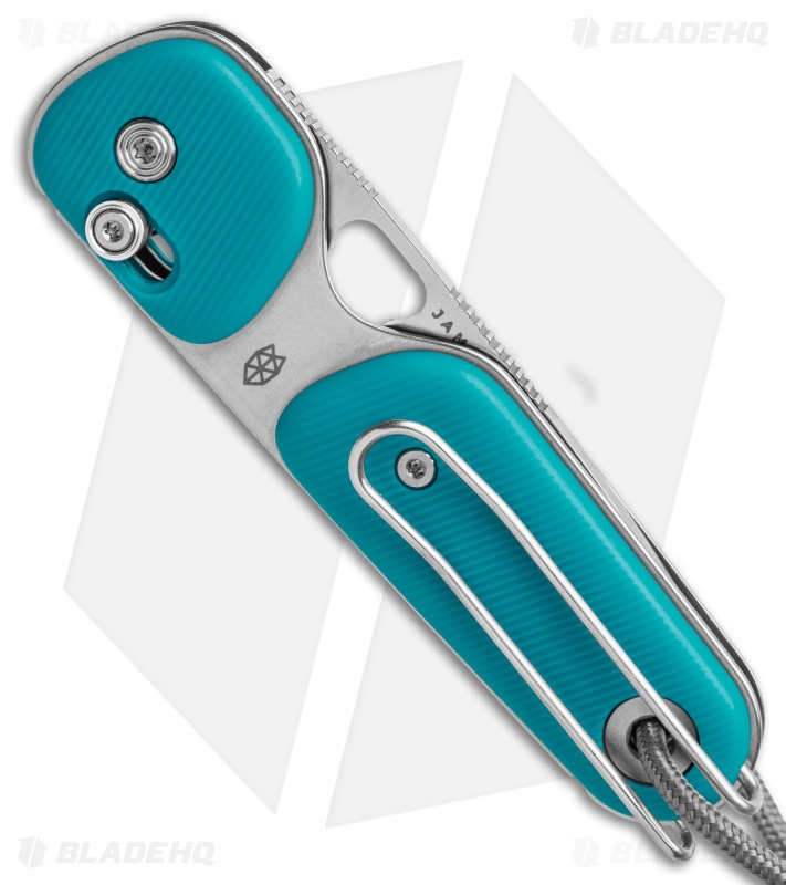 The James Brand The Redstone Slide Lock Knife Glacier/Stainless (2.5" Satin)