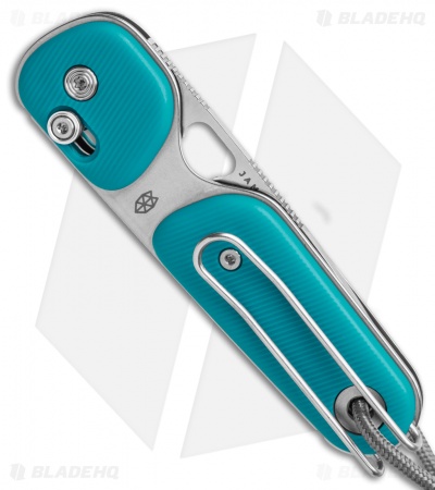 The James Brand The Redstone Slide Lock Knife Glacier/Stainless (2.5" Satin)