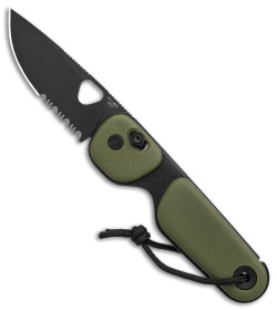 The James Brand The Redstone Slide Lock Knife OD Green/Black (2.5" Black)