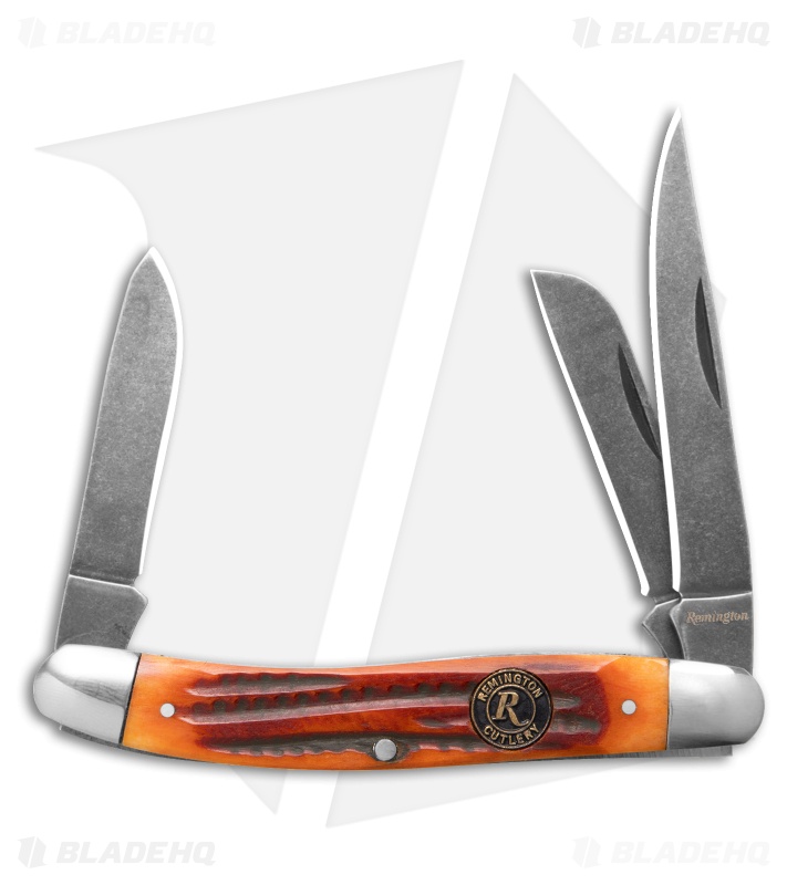Remington American Tradition Combo Knife Set 2-Pack Brown Jig Bone R15682