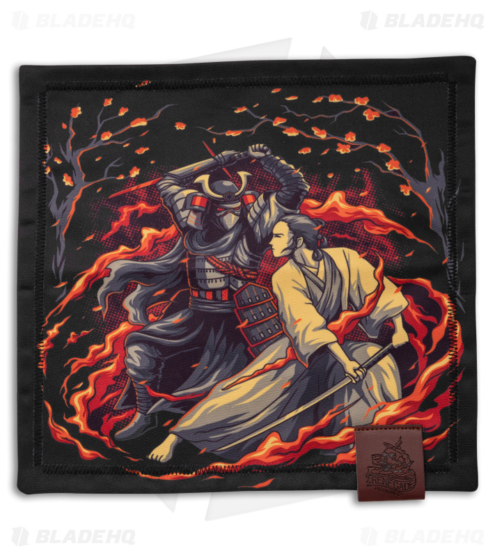 Renegade Provisions Samurai Battle 8X8 Handkerchief W/ Microfiber Backing