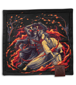 Renegade Provisions Samurai Battle 8X8 Handkerchief  W/ Microfiber Backing