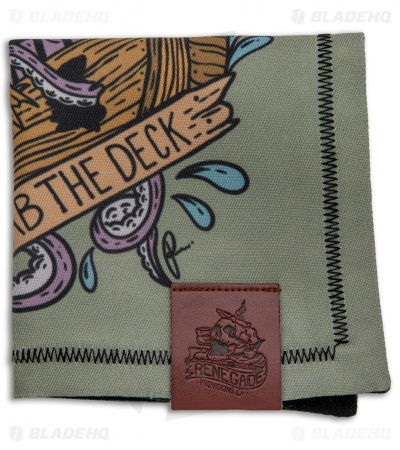Renegade Provisions Swab The Deck 8x8 Handkerchief W/ Microfiber Backing