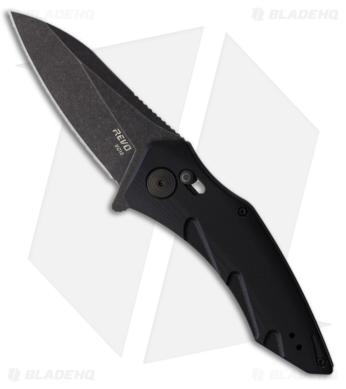 REVO Storm Crossbar Lock Knife Black G-10 (Black PVD)