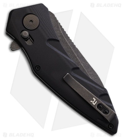 REVO Storm Crossbar Lock Knife Black G-10 (3.2" Black PVD)