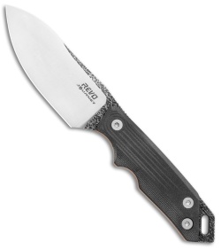 REVO RJ-1 Journey Fixed Blade Knife Black G-10 (3.9" Satin)