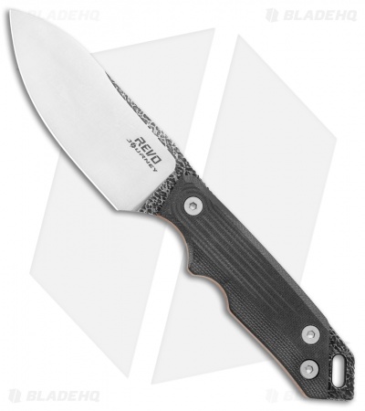 REVO RJ-1 Journey Fixed Blade Knife Black G-10 (3.9" Satin)