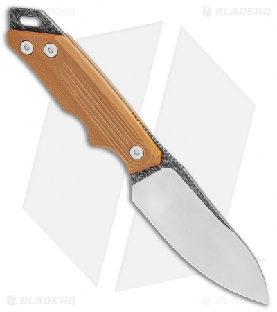 REVO RJ-1 Journey Fixed Blade Knife Brown G-10 (3.9" Satin)